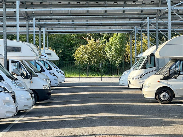 area sosta camper fontanellato parcheggio